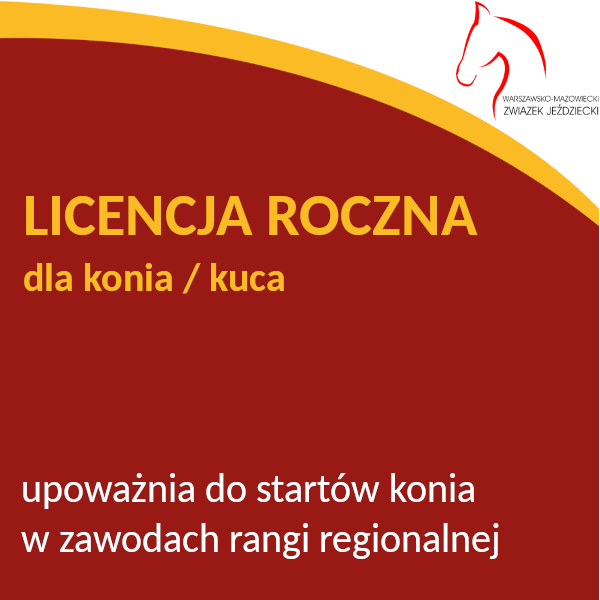 Licencja regionalna konia/kuca